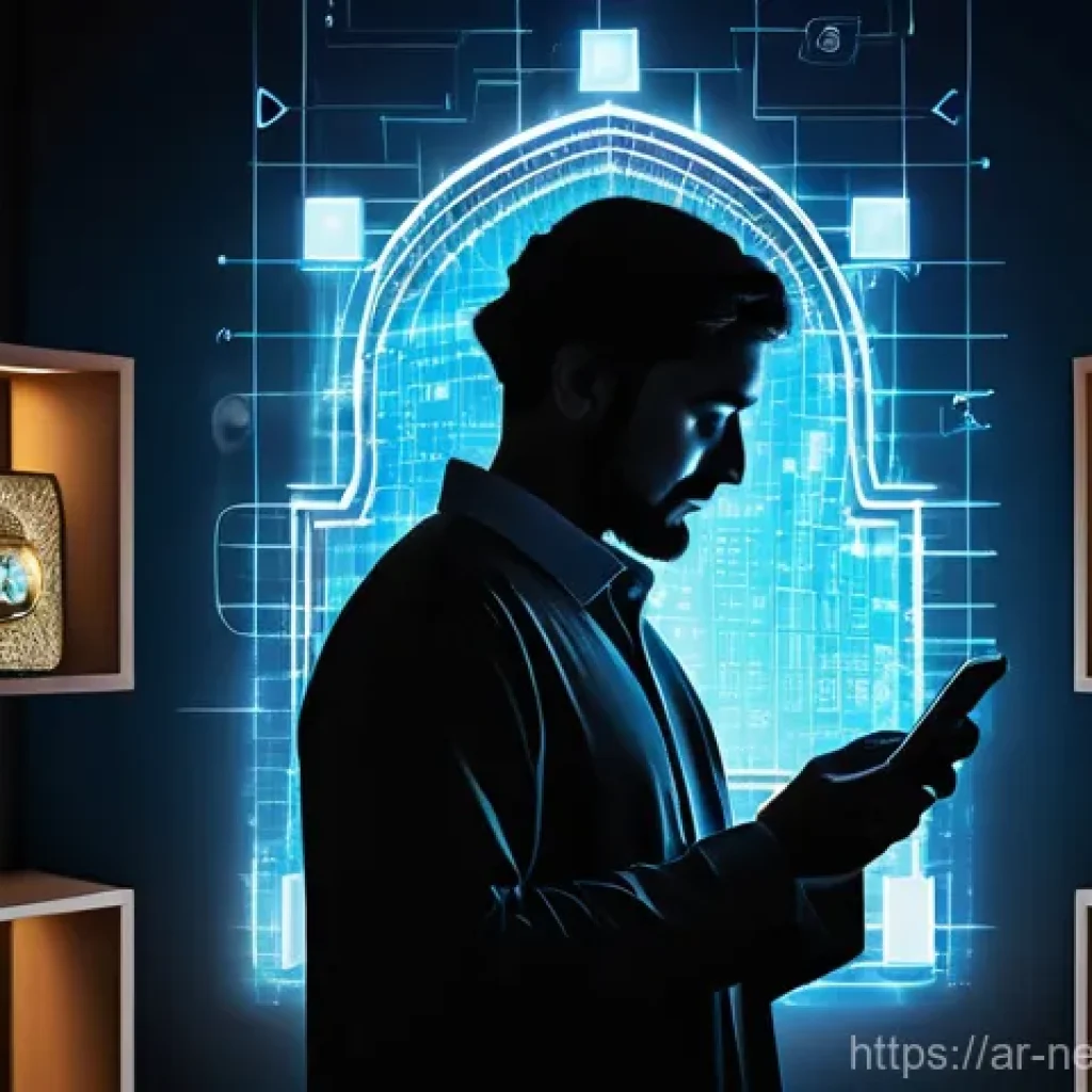 모바일 기기에서의 클라우드 보안 - **Prompt 1: The Digital Fortress - Securing Personal Data**
    "A contemporary image showing an adu...