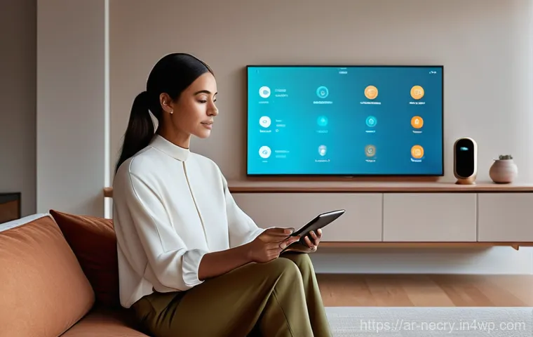 스마트폰 보안 취약점 분석 - **A secure digital realm.** At the center, a modern, sleek smartphone glows softly, stylized as a pr...