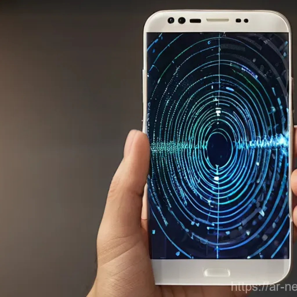 모바일 보안 위협 대응 가이드 - **The Subtle Phishing Lure**
    A close-up of a modern smartphone screen displaying a seemingly leg...